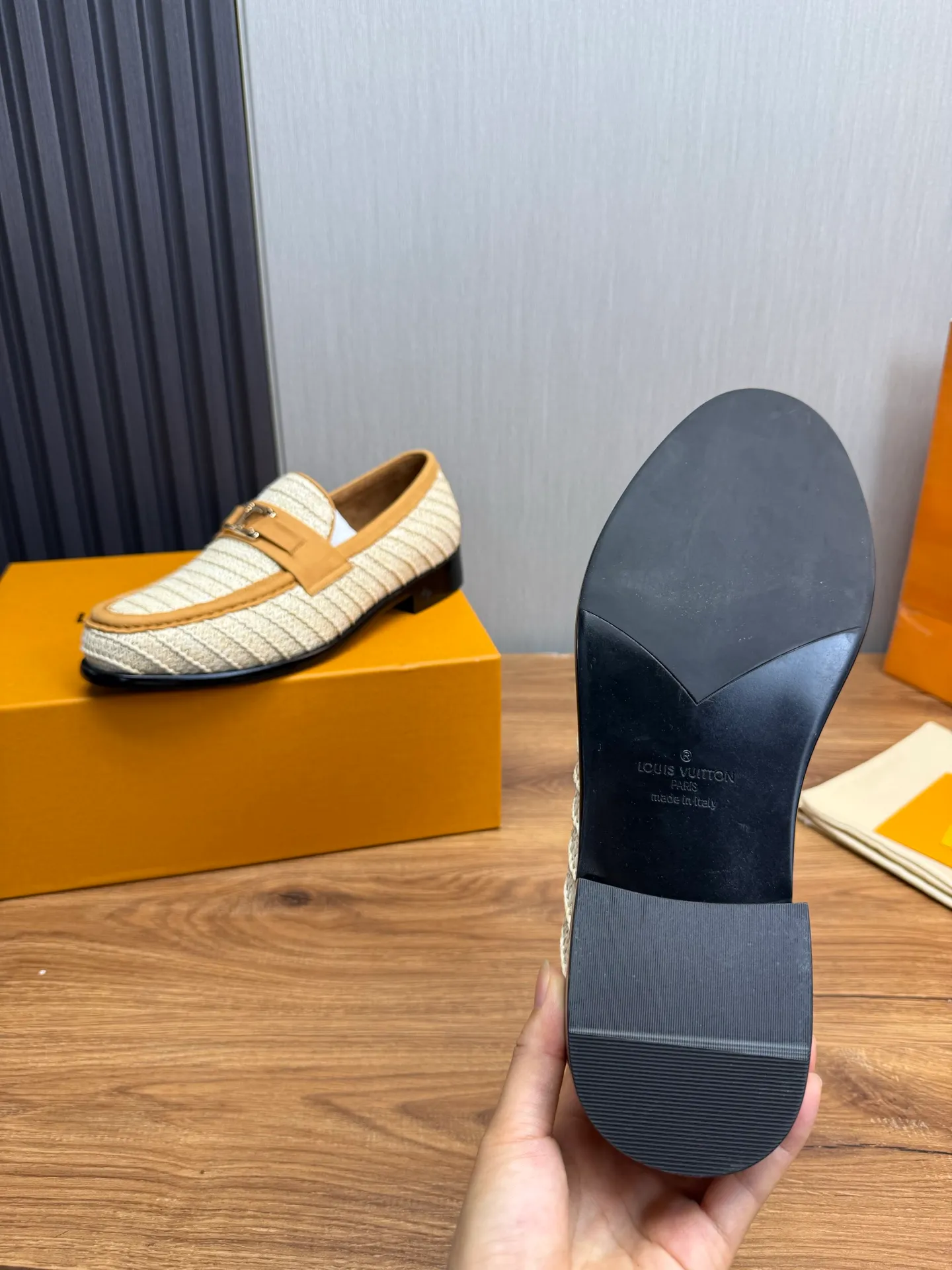 Factory 680💰 LV. Men's business casual leather shoes, all made of imported original brand leather, just to create a more comfortable wearing experience, original non-slip and wear-resistant outsole ✔️16-45 (38.45 non-returnable)